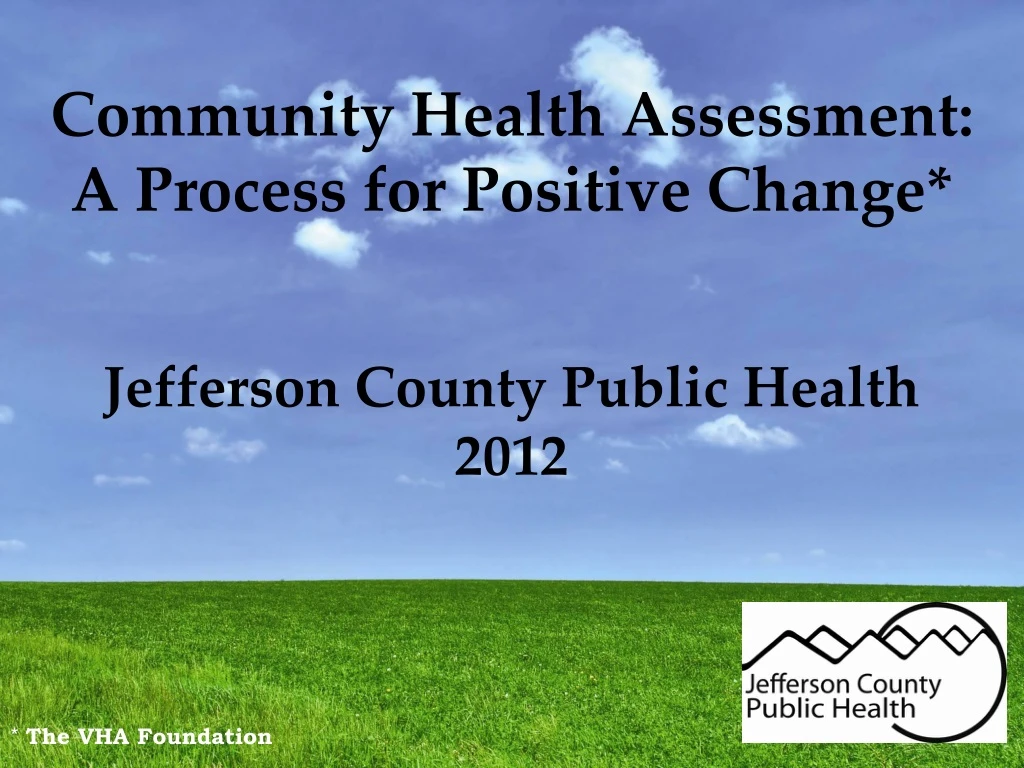 community health assessment a process