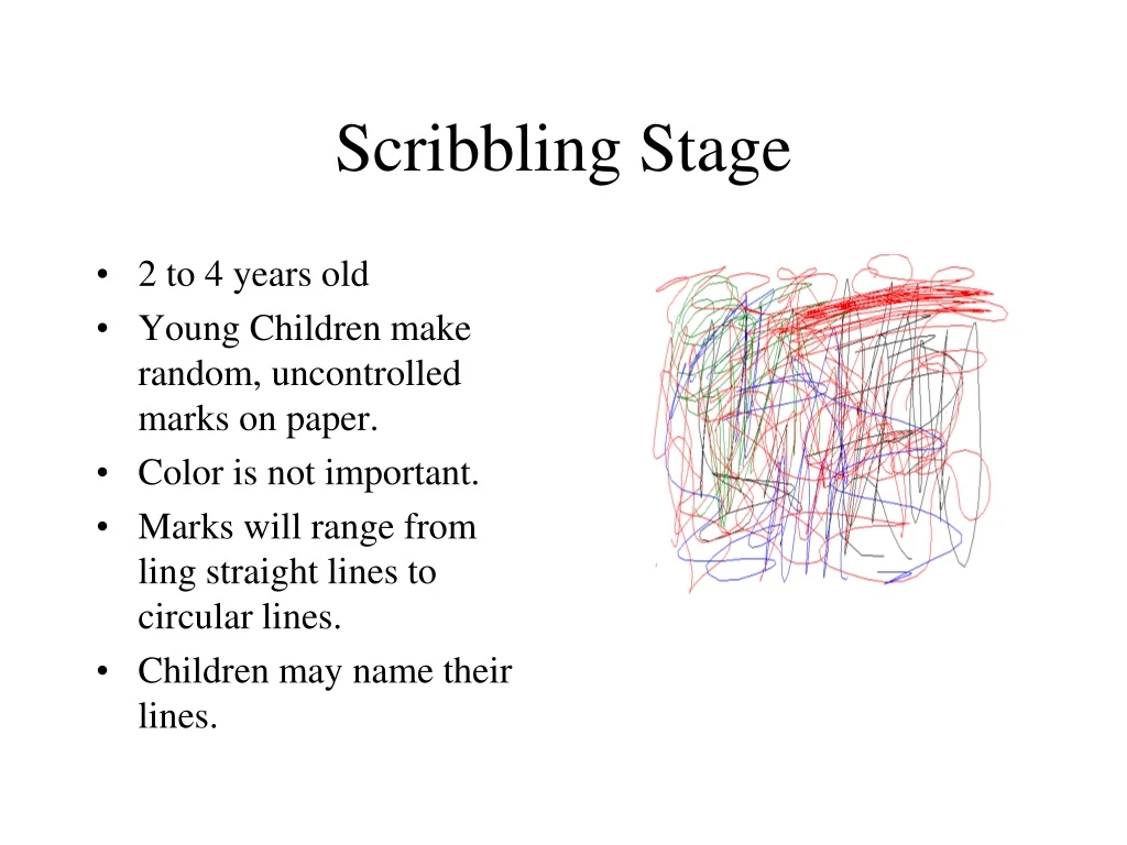 scribbling stage