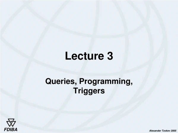 Lecture 3