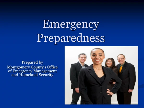 Emergency Preparedness