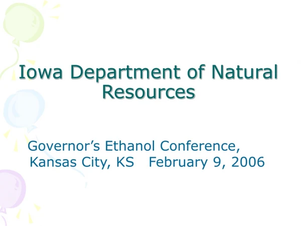 Iowa Department of Natural Resources