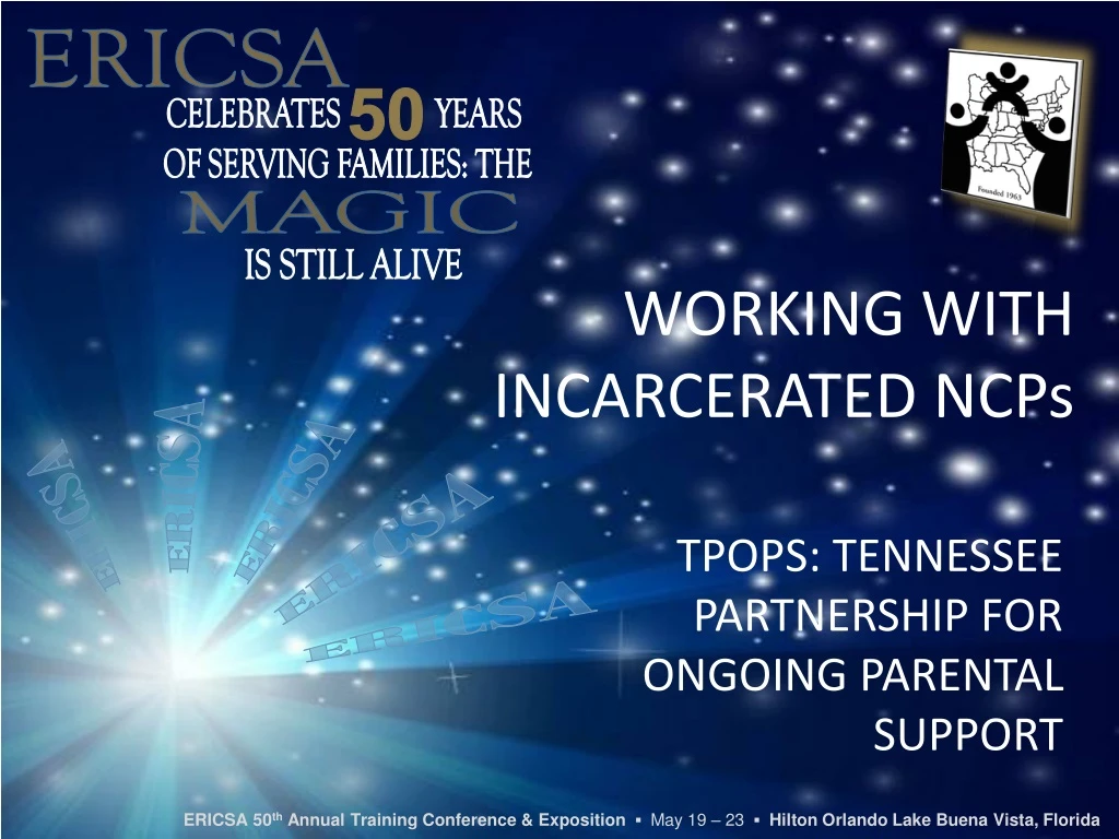 working with incarcerated ncps