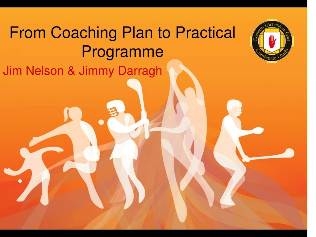 from coaching plan to practical programme
