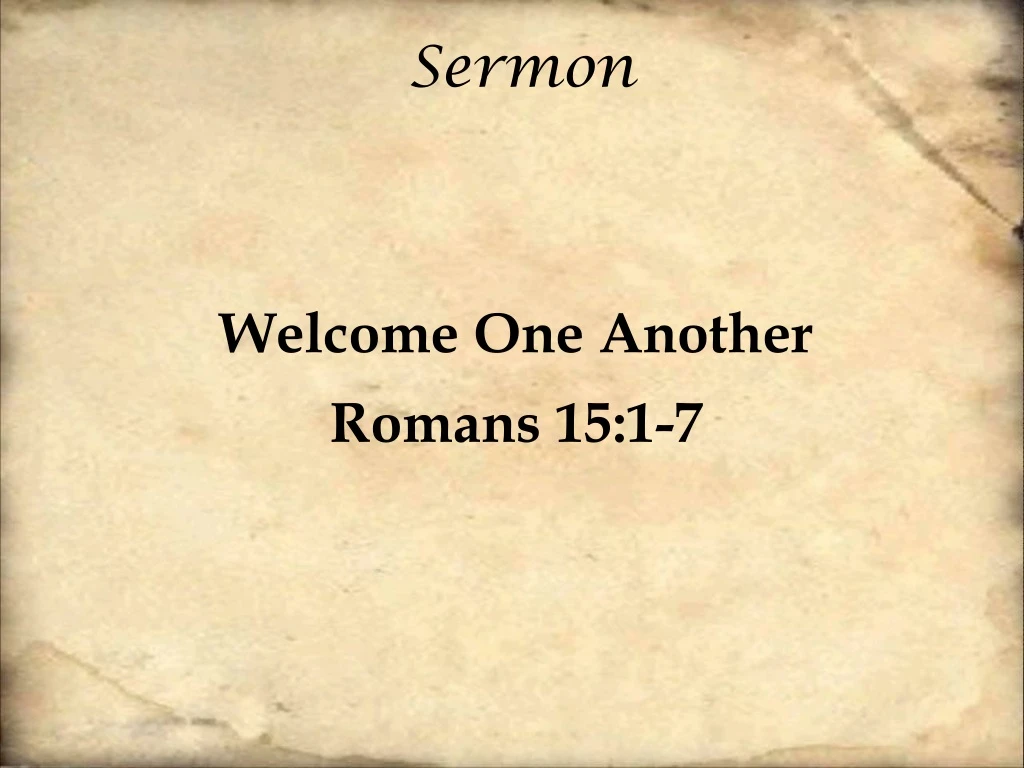 sermon