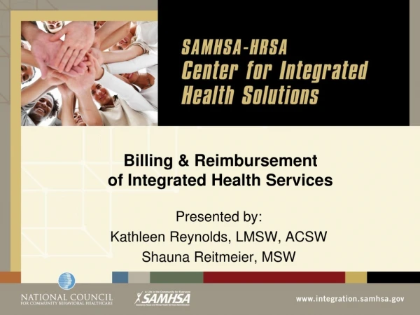 Billing &amp; Reimbursement  of Integrated Health Services