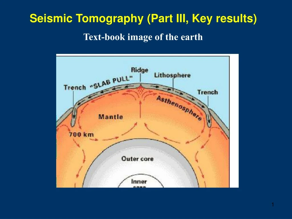 seismic tomography part iii key results