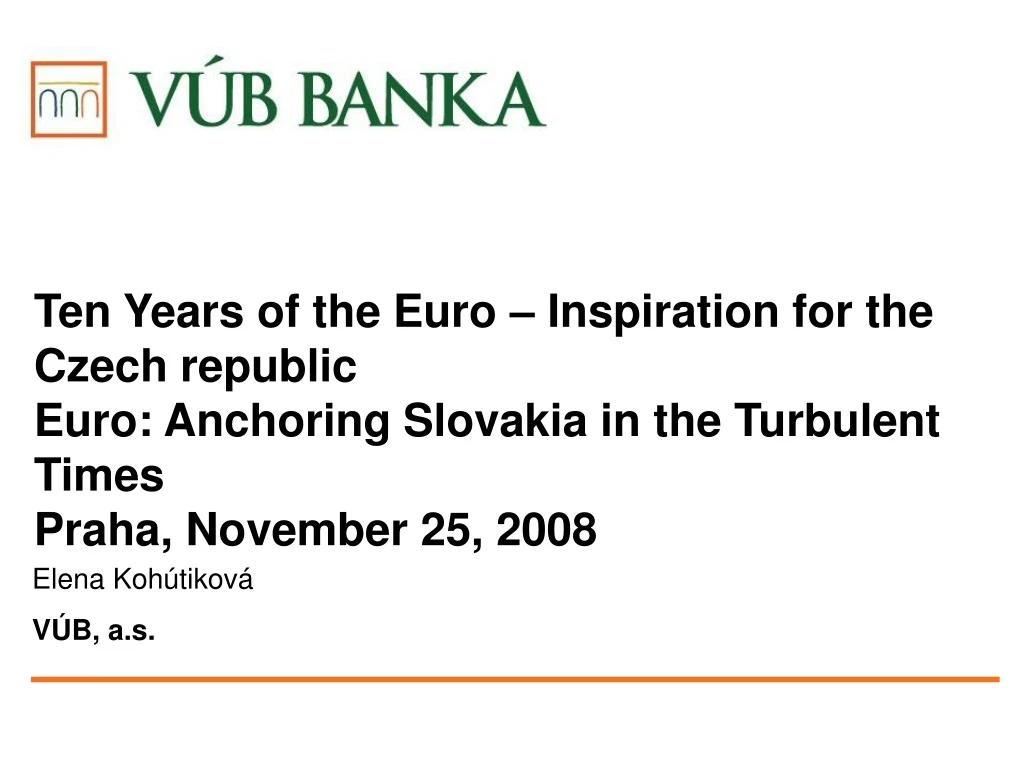 ten years of the euro inspiration for the czech