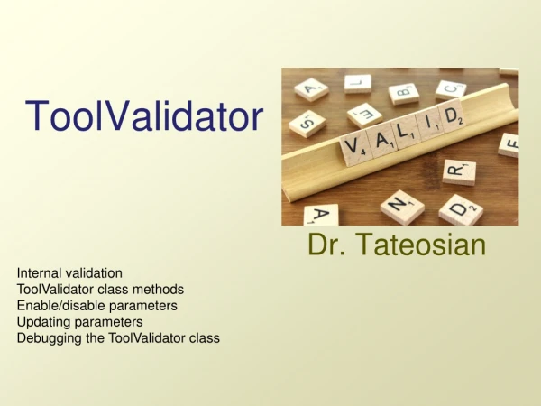 ToolValidator