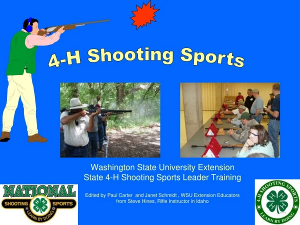 Washington State University Extension State 4-H Shooting Sports Leader Training