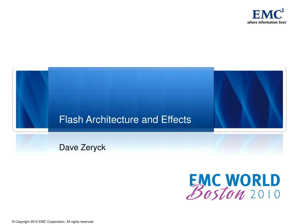 flash architecture and effects