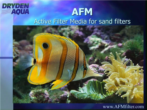 AFM Active Filter Media for sand filters