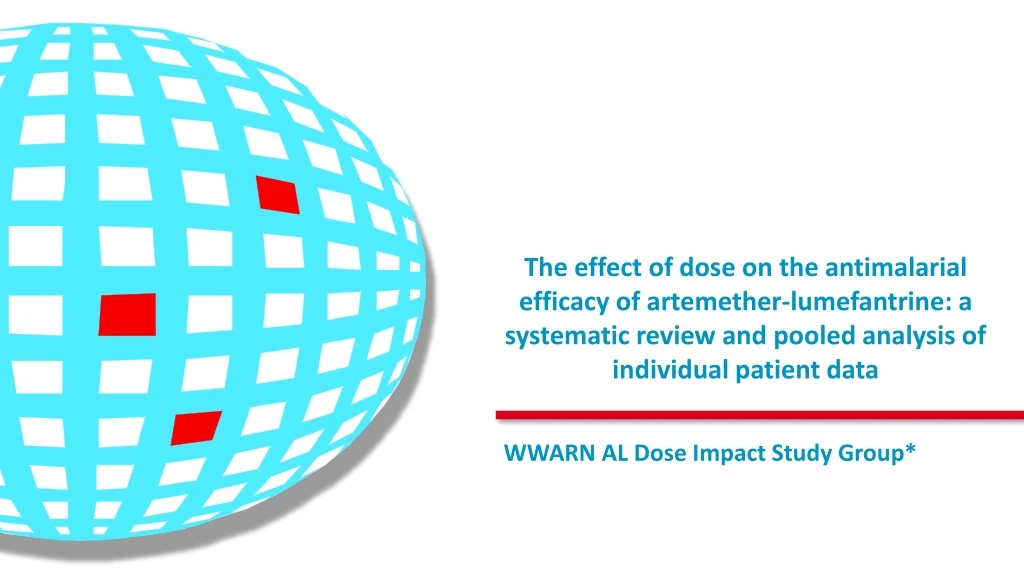 wwarn al dose impact study group