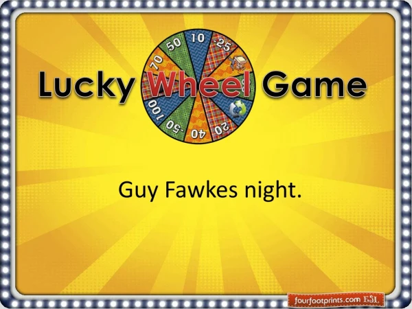 Lucky  Wheel  Game
