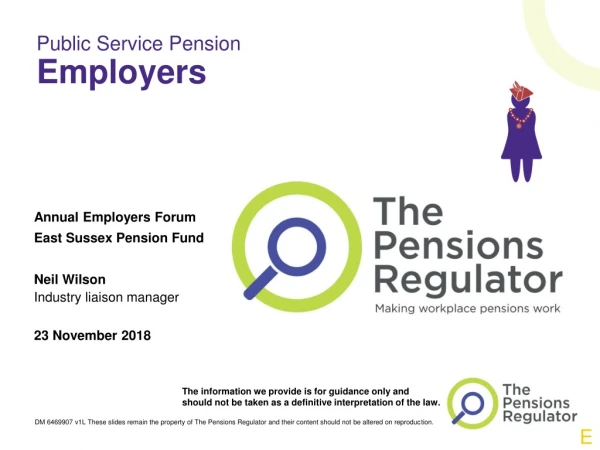 Public Service Pension Employers