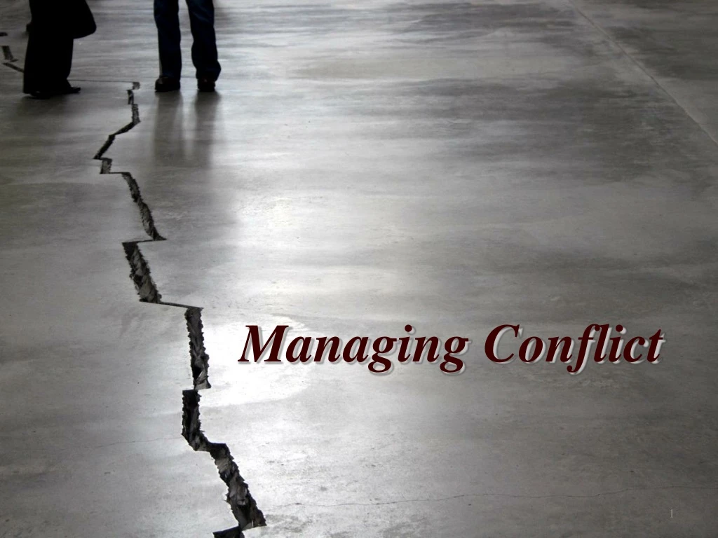 managing conflict