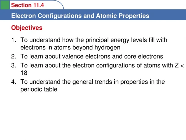 To understand how the principal energy levels fill with electrons in atoms beyond hydrogen