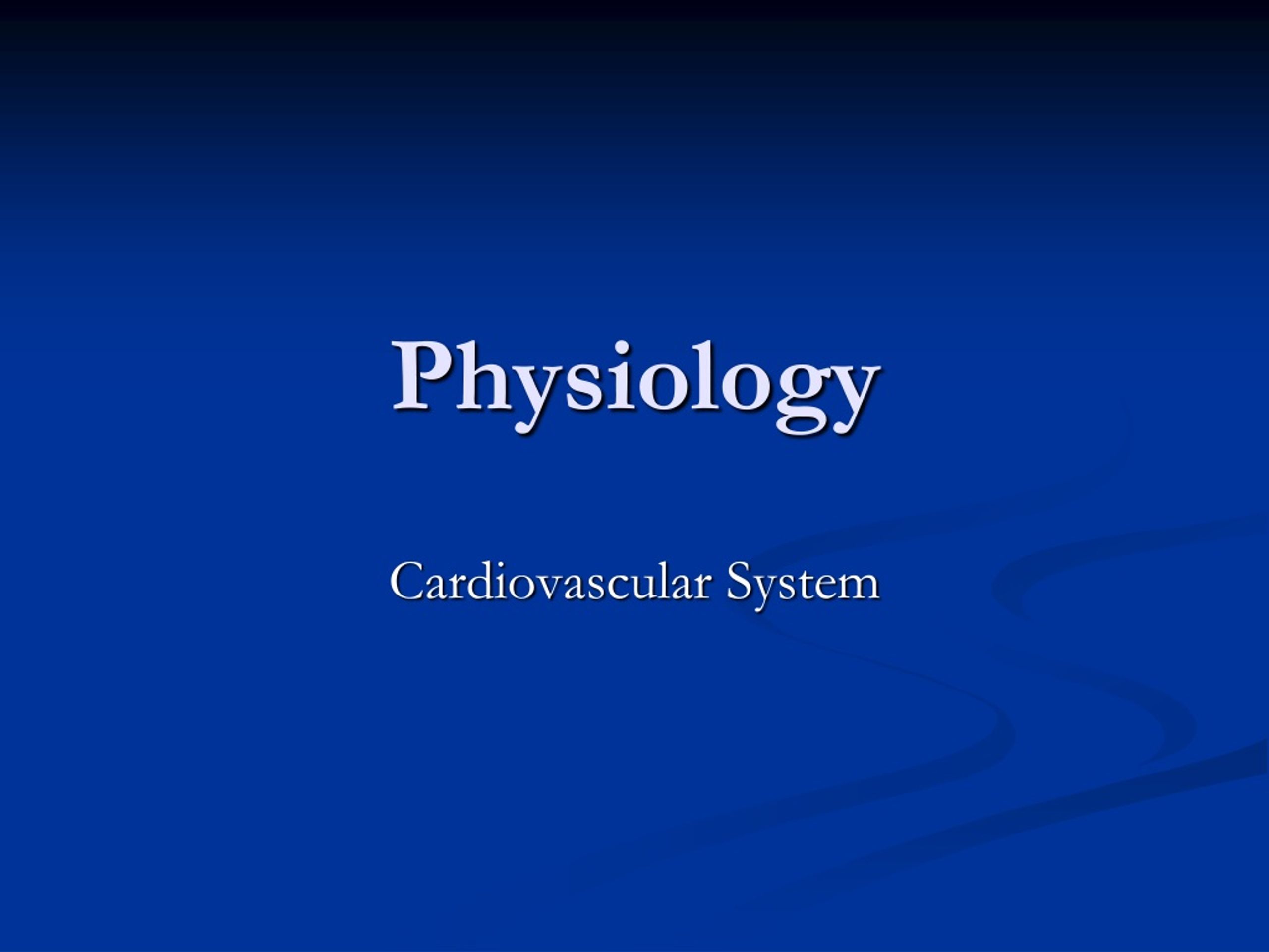 The Cardiovascular System: Blood Flow, Heart Valves, and Cardiac Cycle - slide 1