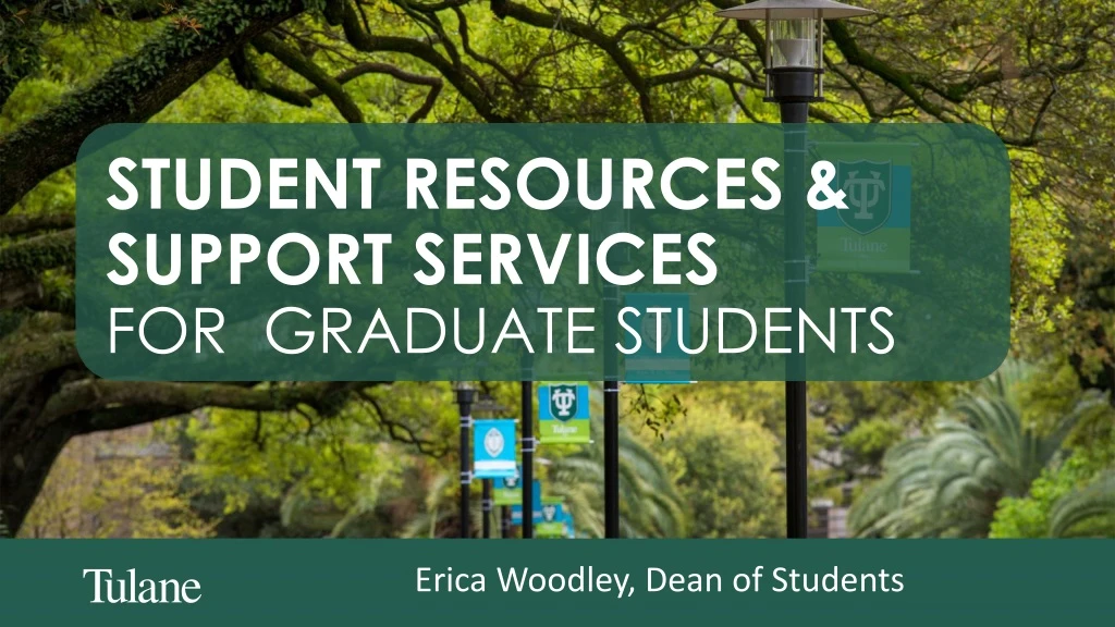 student resources support services for graduate