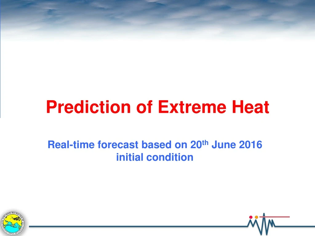 prediction of extreme heat