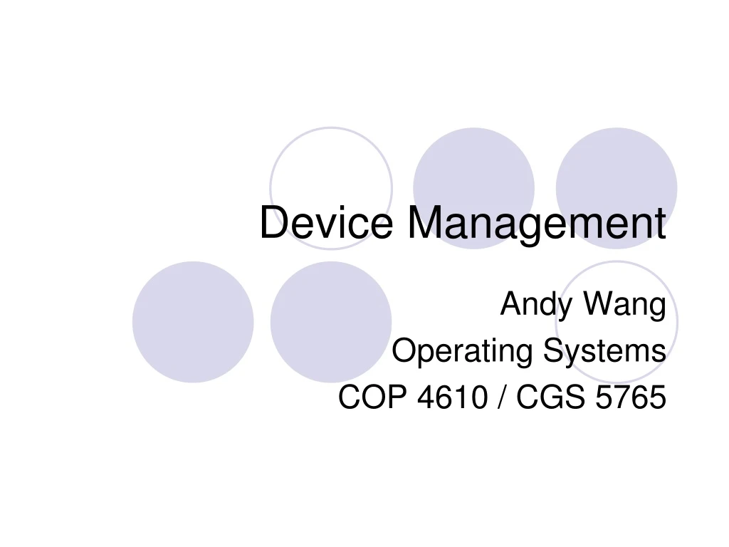 device management