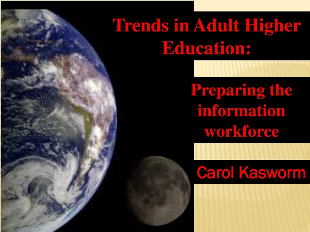 trends in adult higher education