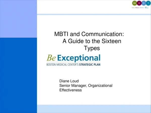 MBTI and Communication: A Guide to the Sixteen Types