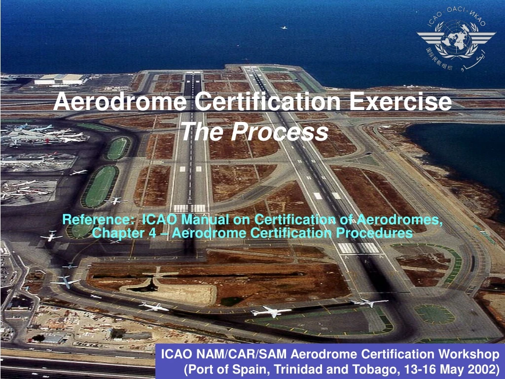 aerodrome certification exercise the process