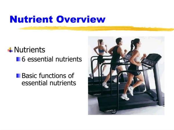 Nutrient Overview