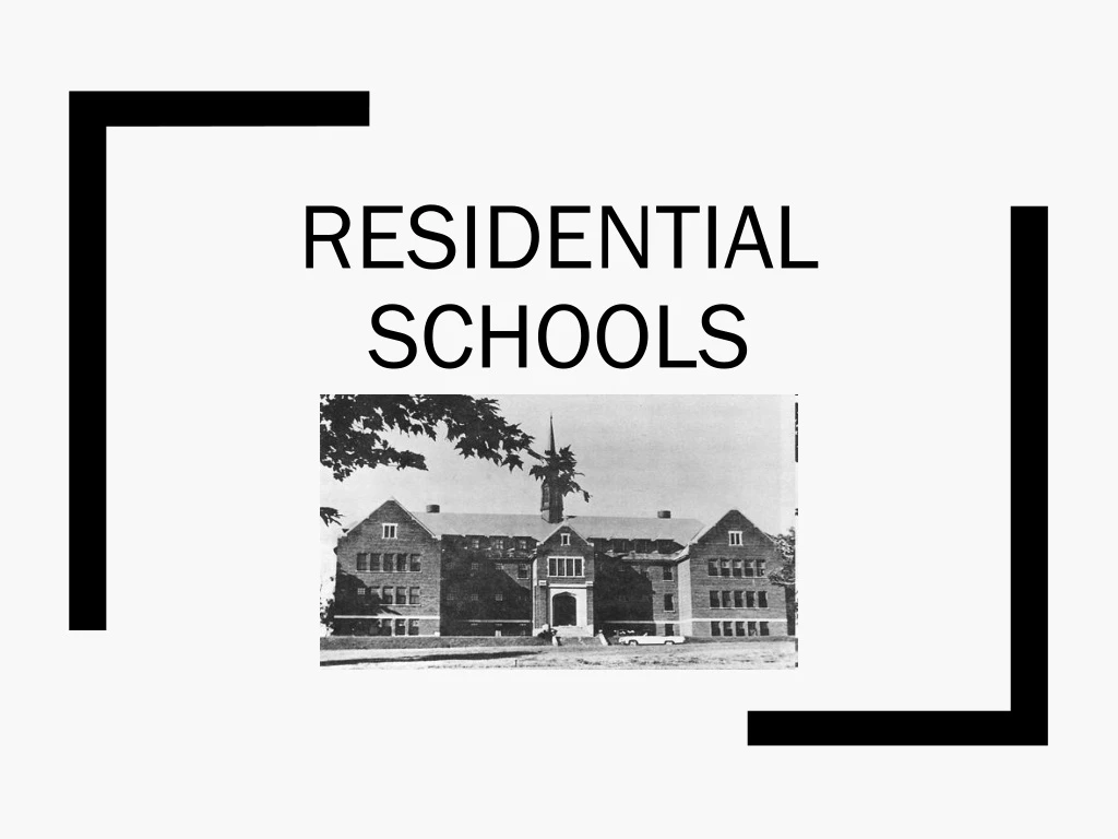 residential schools