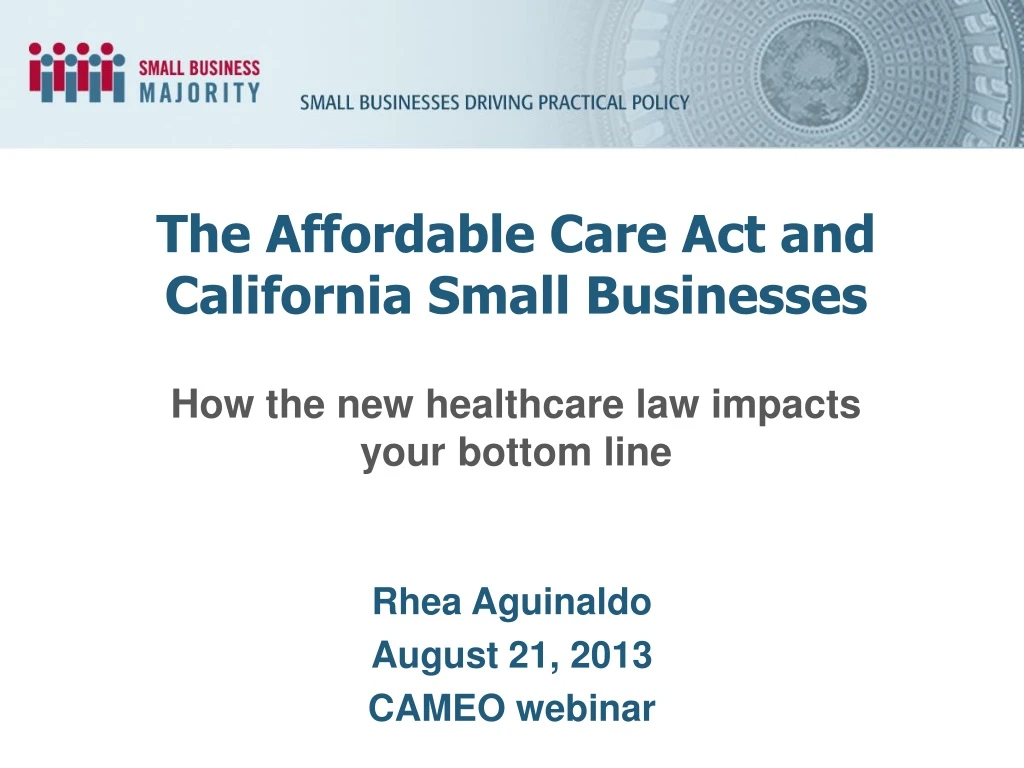 how the new healthcare law impacts your bottom line
