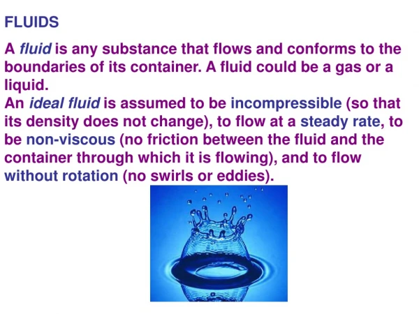 FLUIDS