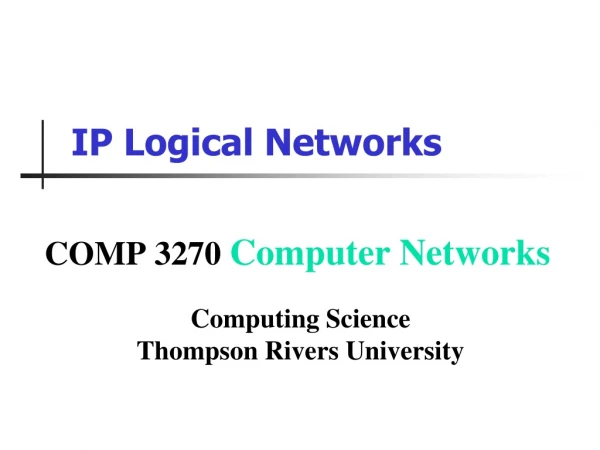 IP Logical Networks