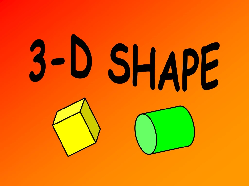 3 d shape