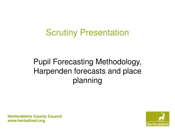 Scrutiny Presentation