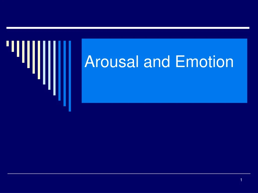 arousal and emotion