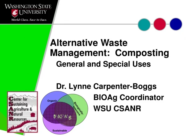 Alternative Waste Management:  Composting