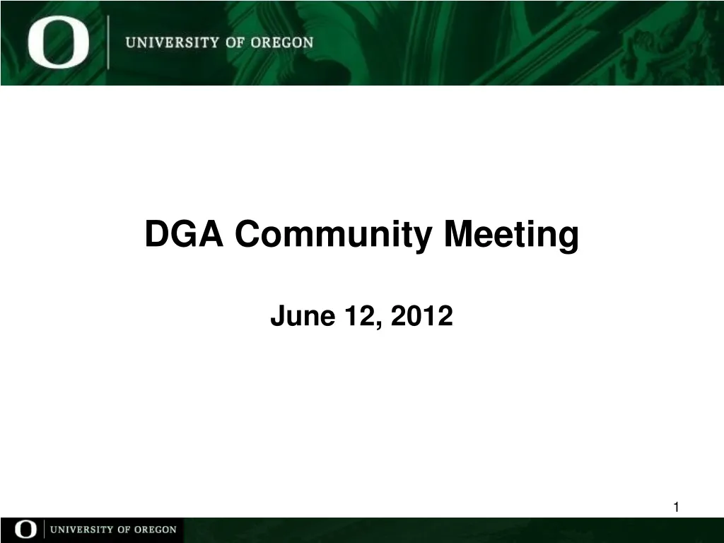 dga community meeting june 12 2012