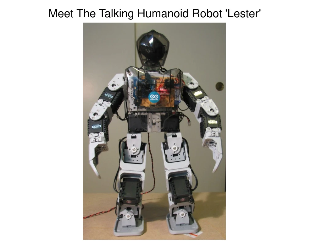 meet the talking humanoid robot lester