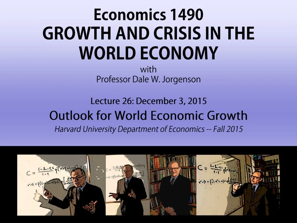 economics 1490 growth and crisis in the world