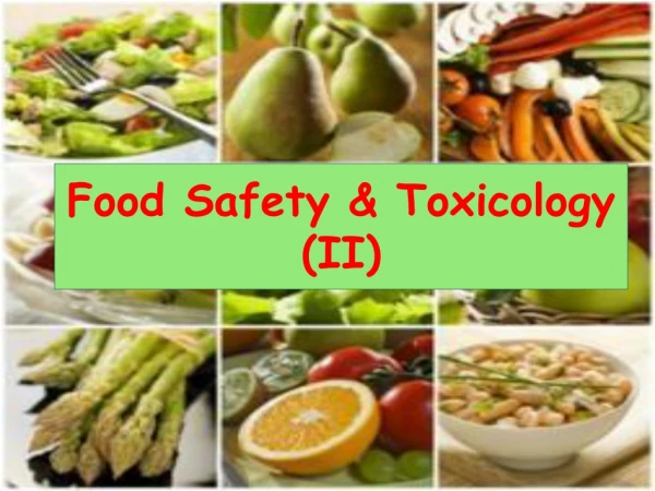 Food Safety &amp; Toxicology  (II)