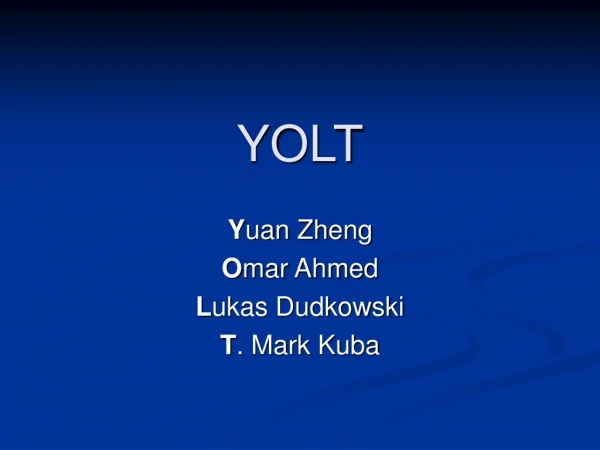 YOLT