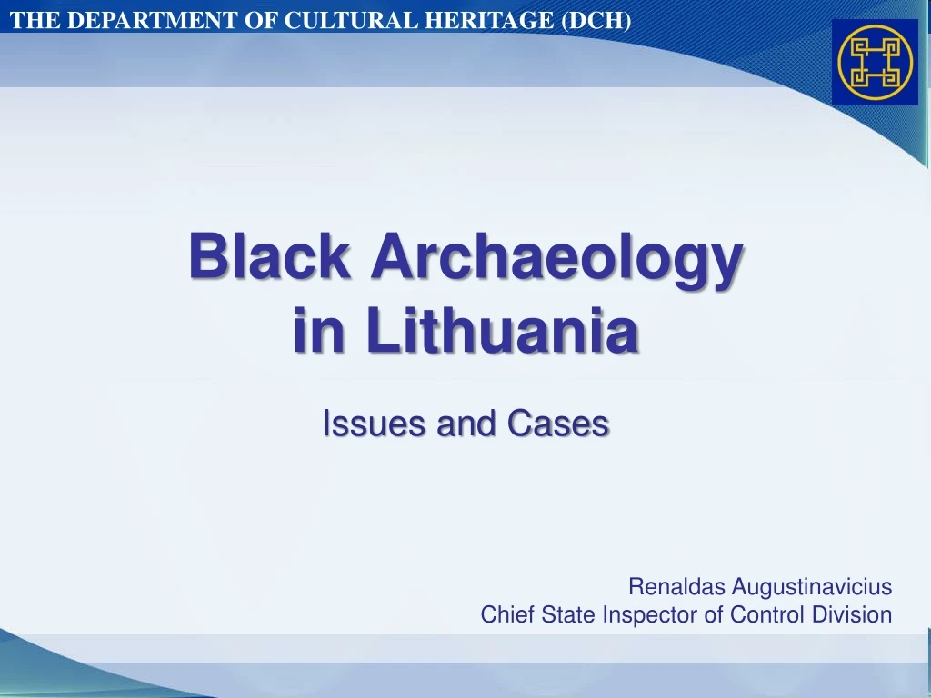 black archaeology in lithuania