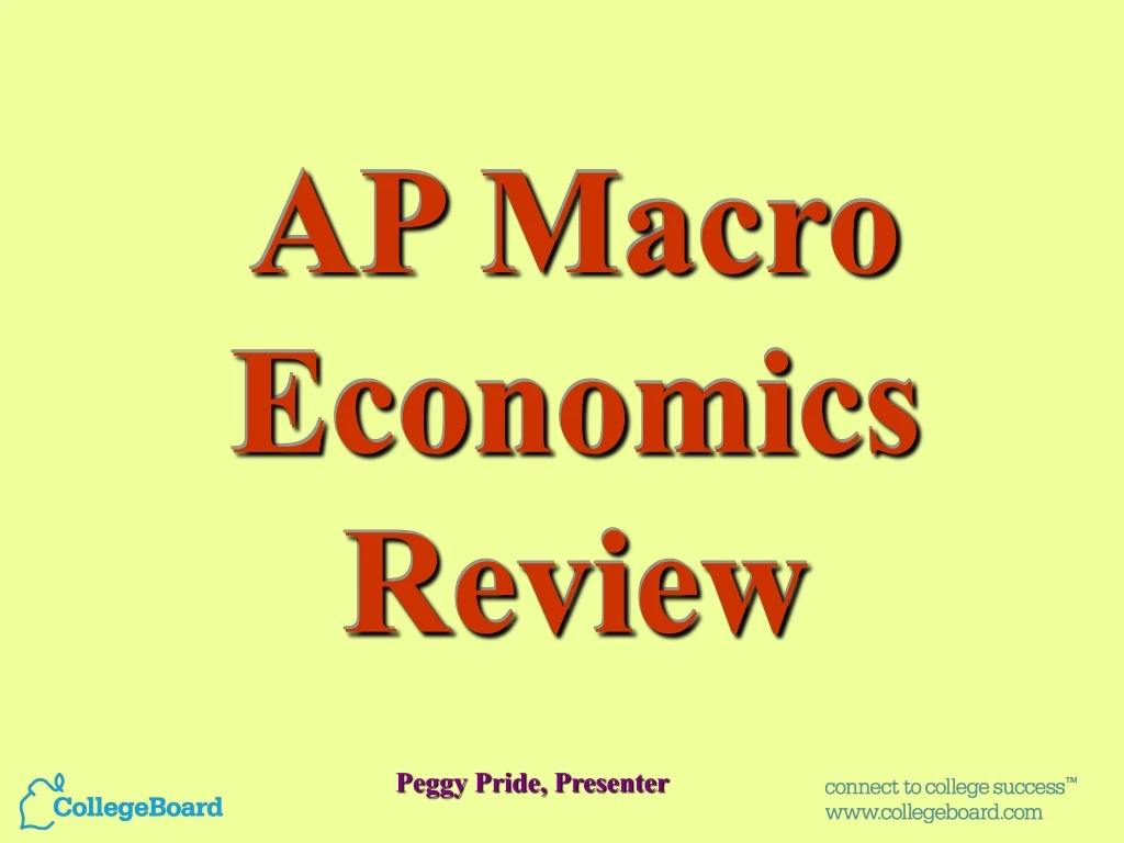 ap macro economics review