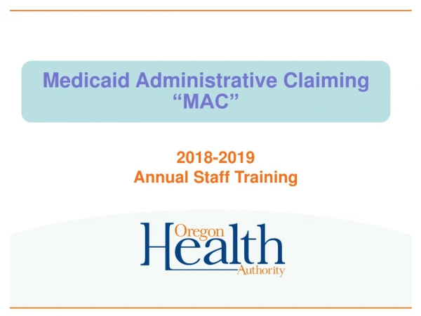 2018-2019 Annual Staff Training
