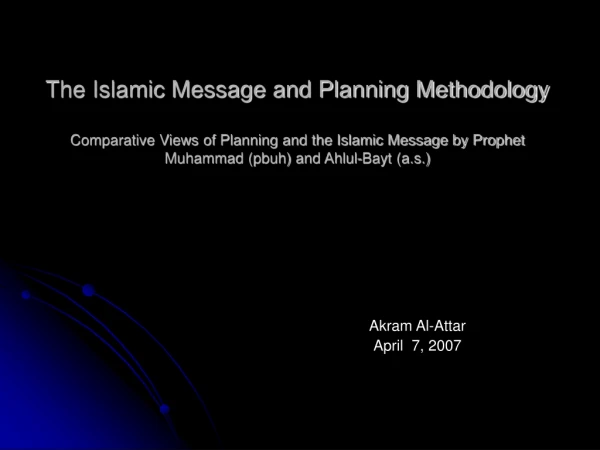 Akram Al-Attar April  7, 2007