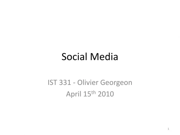 Social Media