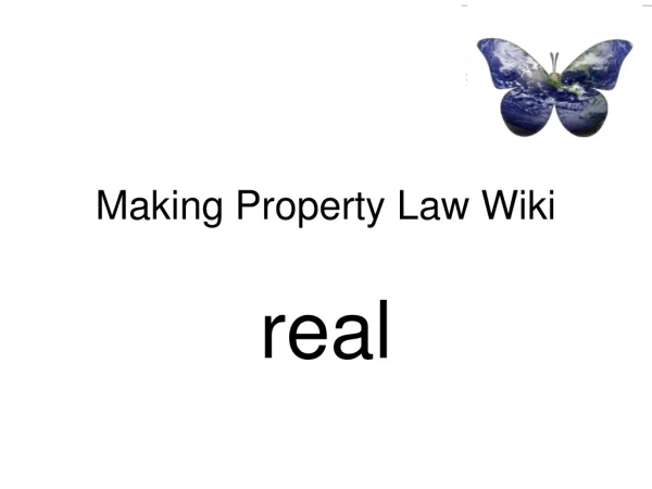 Making Property Law Wiki