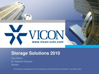 Storage Solutions 2010: IP Video Management Primer - slide 1
