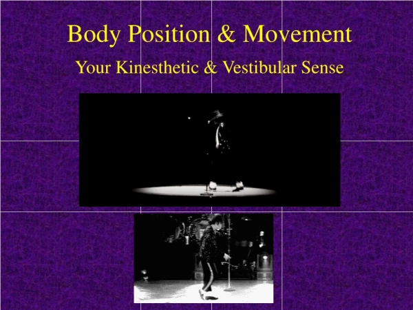 Body Position &amp; Movement