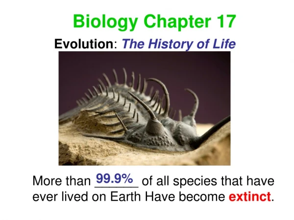 Biology Chapter 17